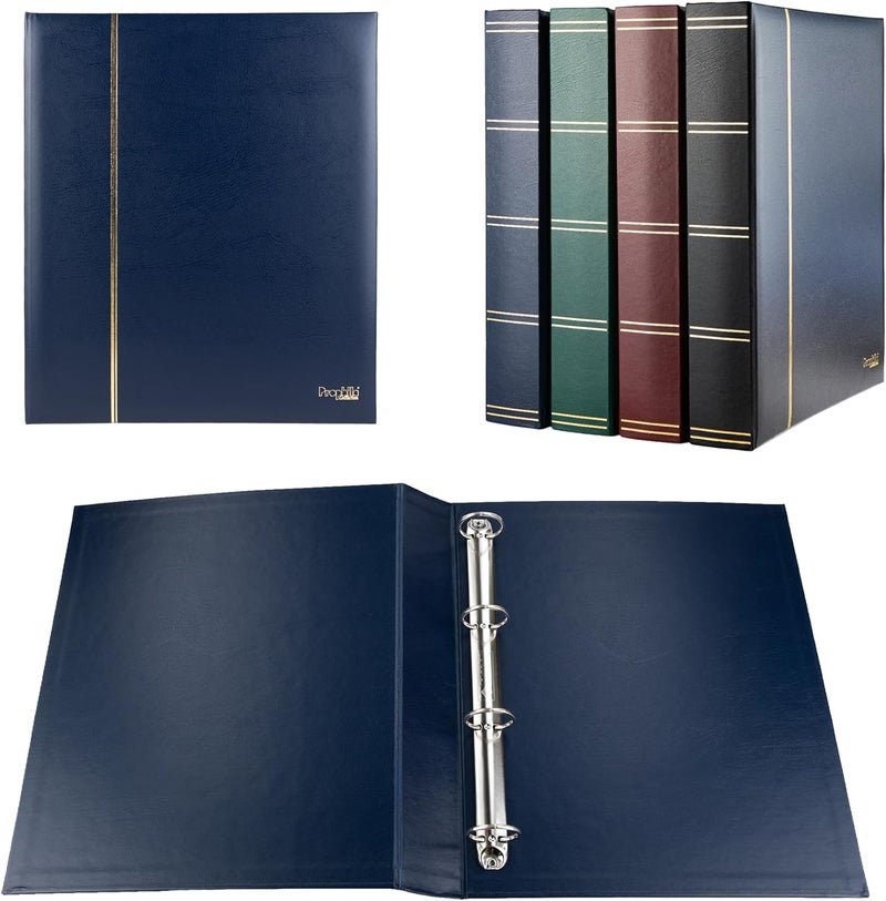 Prophila Collection بروفيلا ماكسي بايندر لصفحات الأسهم السائبة، أزرق - Image 1